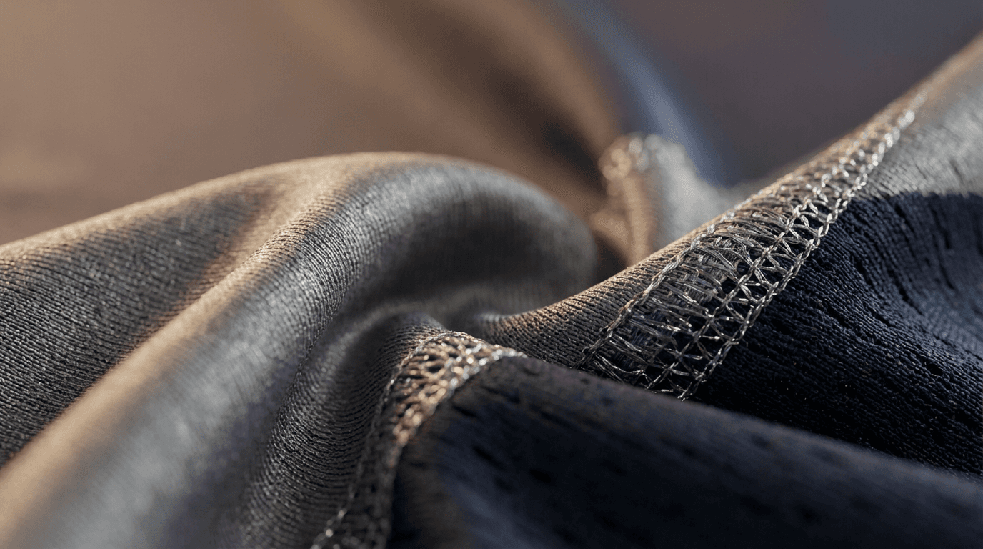 Close-up of WOLF GEAR fabric texture